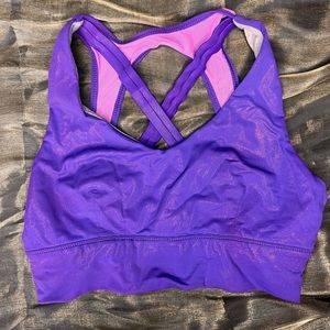 Born Primitive Purple Sparkle Sports Bra